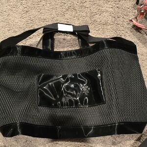 Victoria's Secret Black Mesh Tote